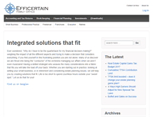 Tablet Screenshot of efficertain.com